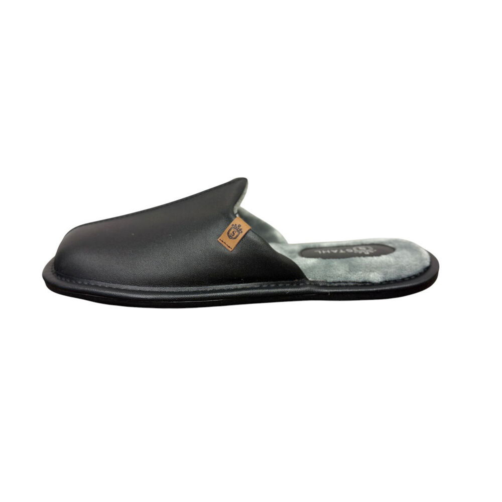 Pantufla Caballero Piel Negro T27 Stahl image number 1