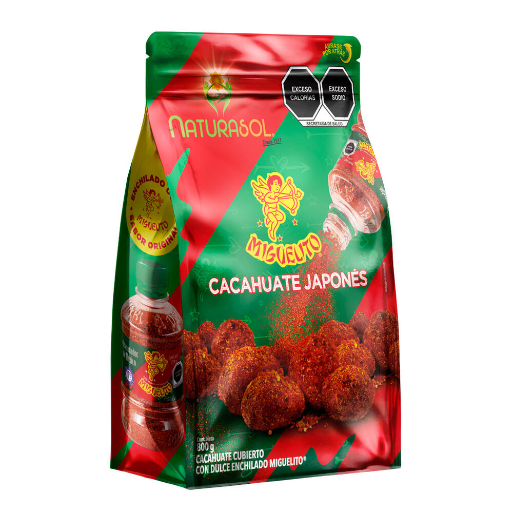 Cacahuates Japon&eacute;s Sabor Miguelito Naturasol 800 g image number 1