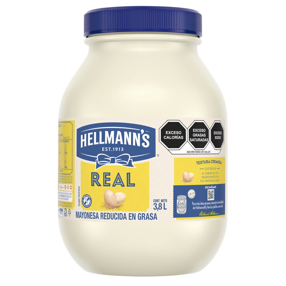 Mayonesa Real Hellmann's 3.8 L image number 2