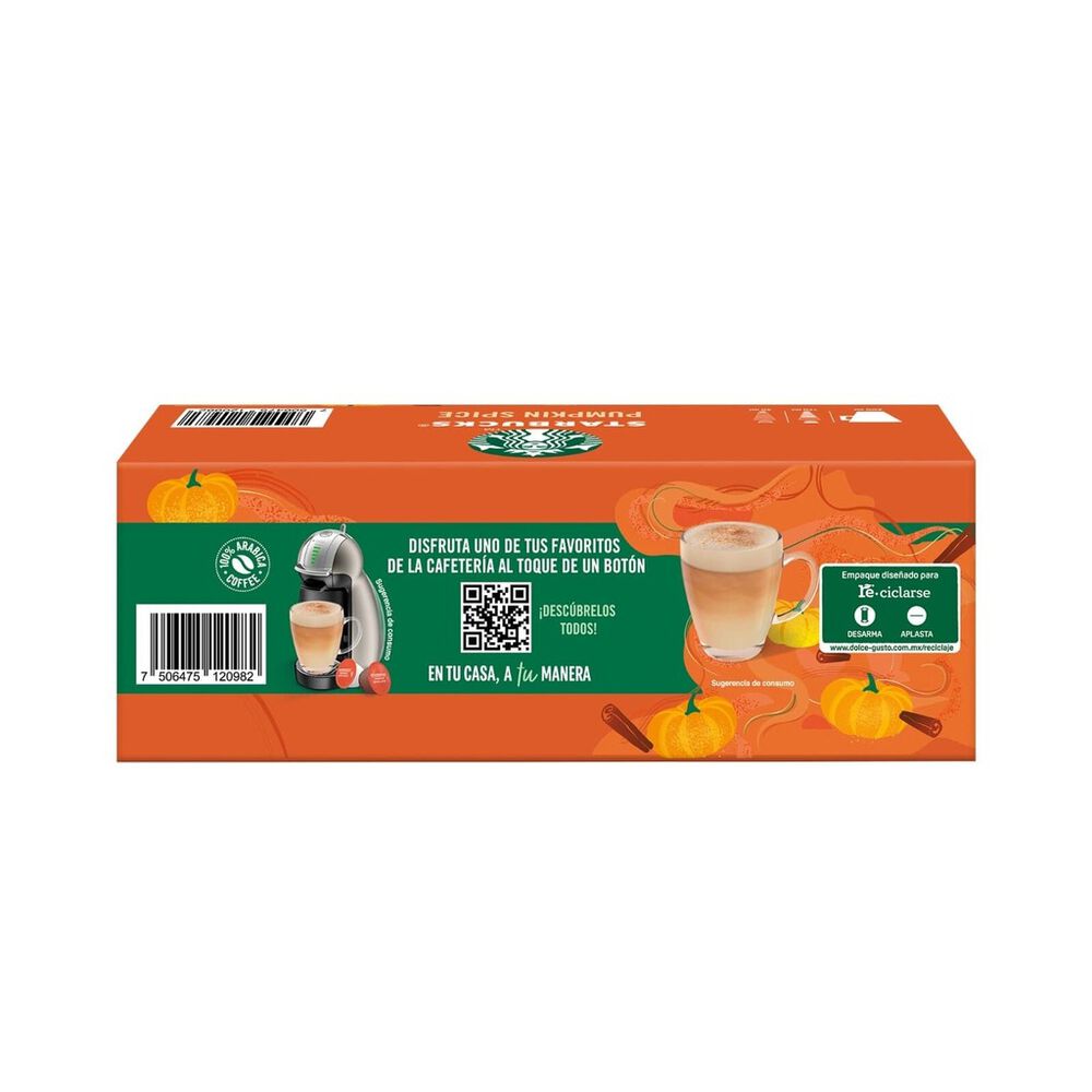 C&aacute;psulas Pumpkin Spice Starbucks 1/36 pzs image number 2