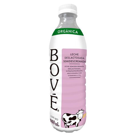 Leche Deslactosada Bov&eacute; Org&aacute;nica 960 ml