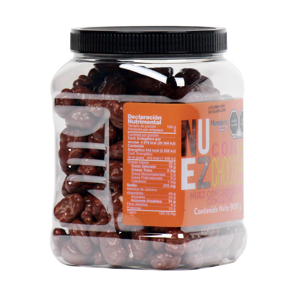Nuez Cubierta de Chocolate Member's Choice 900 g image number 1