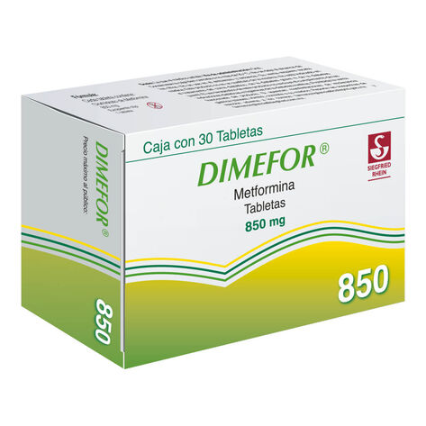 Dimefor 850mg 30 Tab
