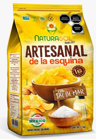 Papas con Sal Artesanal Naturasol 1 Kg