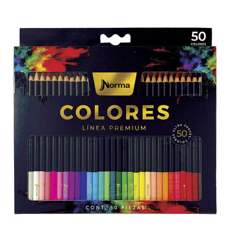 Colores Norma Pemium 50 pza