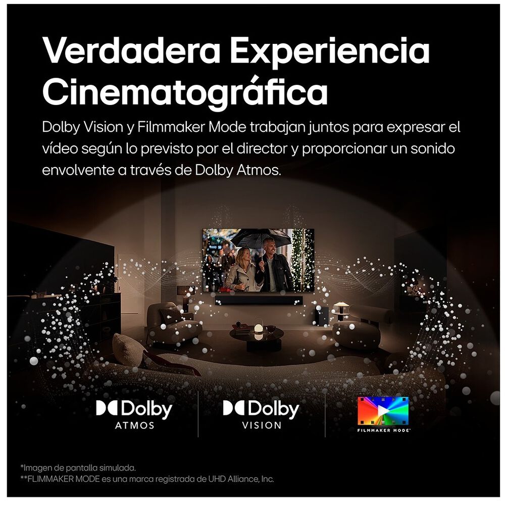 Pantalla 65" LG 4K OLED Smart TV con ThinQ AI OLED65B4PSA image number 8