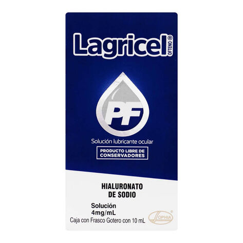 Lagricel Ofteno 4 mg Fco 10 ml
