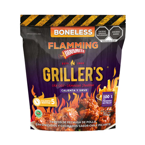 Boneless Flamming Dinamita Grillers 700 Gr