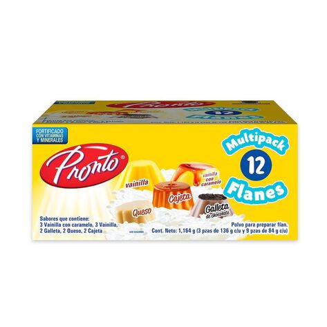 Flan Surtido Pronto 12/84 g