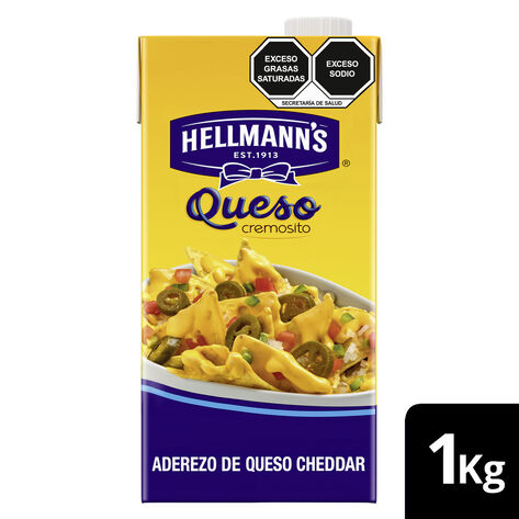 Aderezo Queso Cheddar Hellmann's 2/1 L