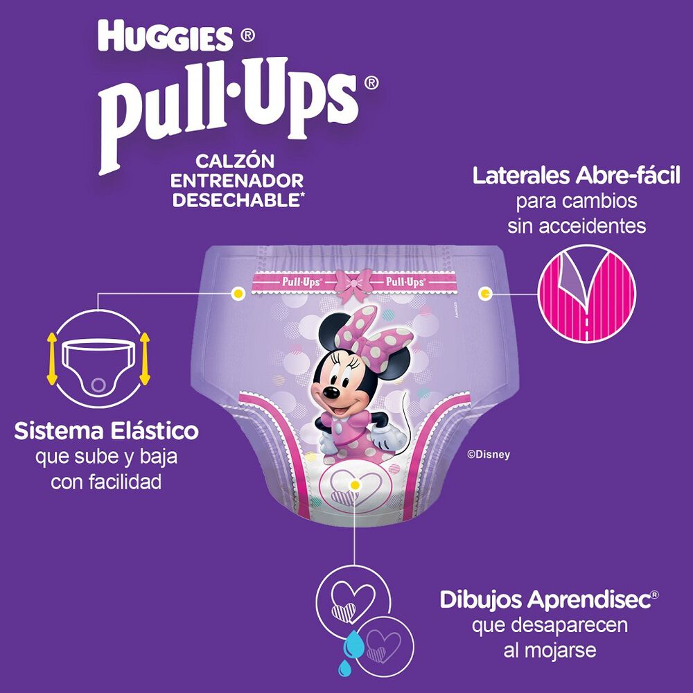 Pa&ntilde;al Entrenador Pull Ups Huggies 50 pzas image number 1