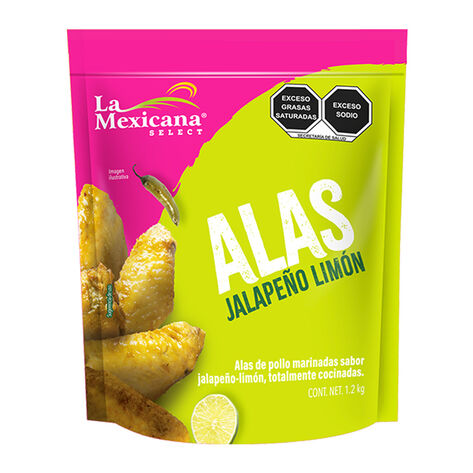 Alas Jalape&ntilde;o Lim&oacute;n La Mexicana 1.2 Kg