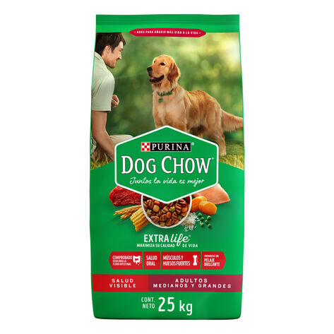 Alimento para Perro Adulto Razas Medianas y Grandes Dog Chow 25 Kg