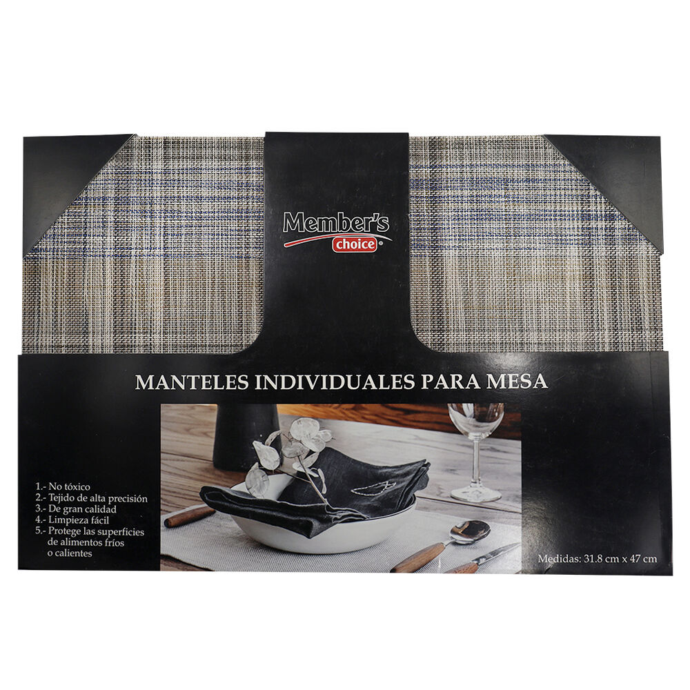 Manteles Rectangulares 8 Piezas Members Choice image number 3
