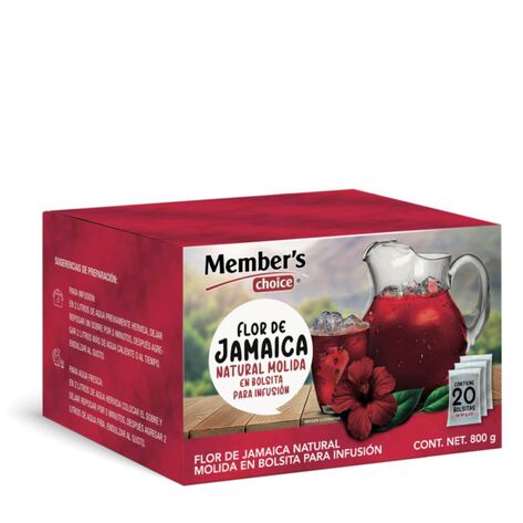 Flor de Jamaica Para Infusi&oacute;n 1/20 Members Choice