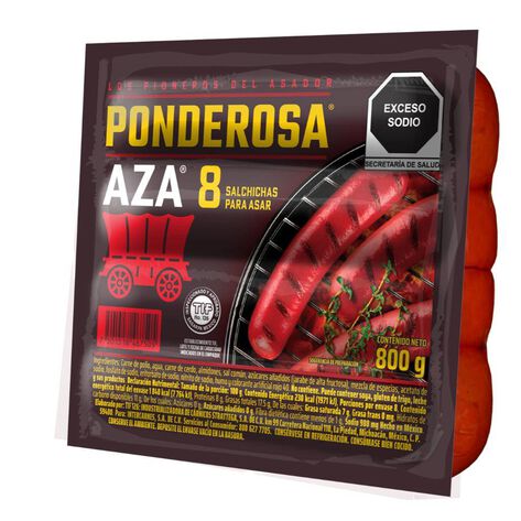 Salchicha para Asar Ponderosa 800 g