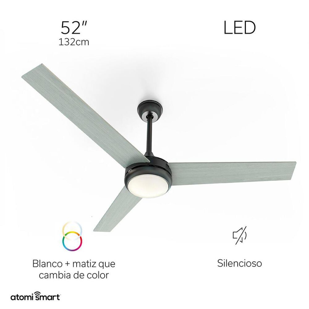 Ventilador Techo Control Voz Atomi Smart 52" image number 1