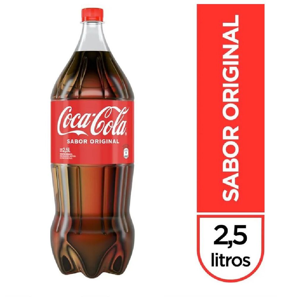 Refresco Regular Coca Cola 4/2.5 L image number 1