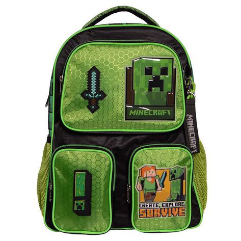 Mochila Primaria MINECRAFT RUZ