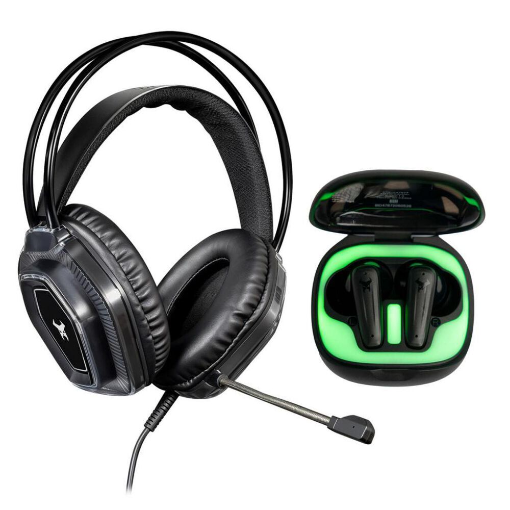 Combo Gaming STF: Aud&iacute;fonos on ear + Aud&iacute;fonos TWS image number 2