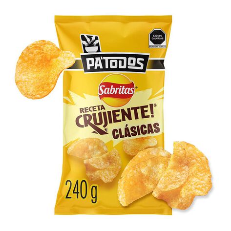 Botana Papas Cl&aacute;sicas Sabritas Receta Crujiente 240 g