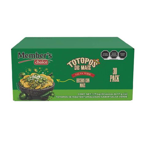 Totopos Salsa Verde Member's Choice 30/57 g