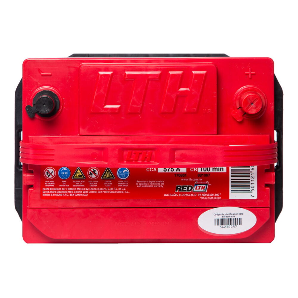 Bater&iacute;a Automotriz LTH 58-578 Tapa Roja Acumulador image number 1