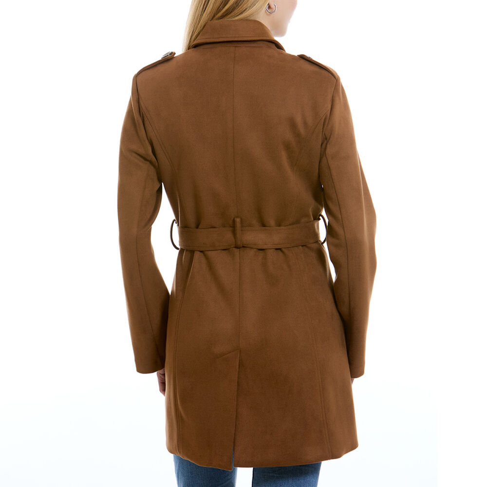 Abrigo Tipo Gabardina Caf&eacute; Talla CH Ann Miller image number 1