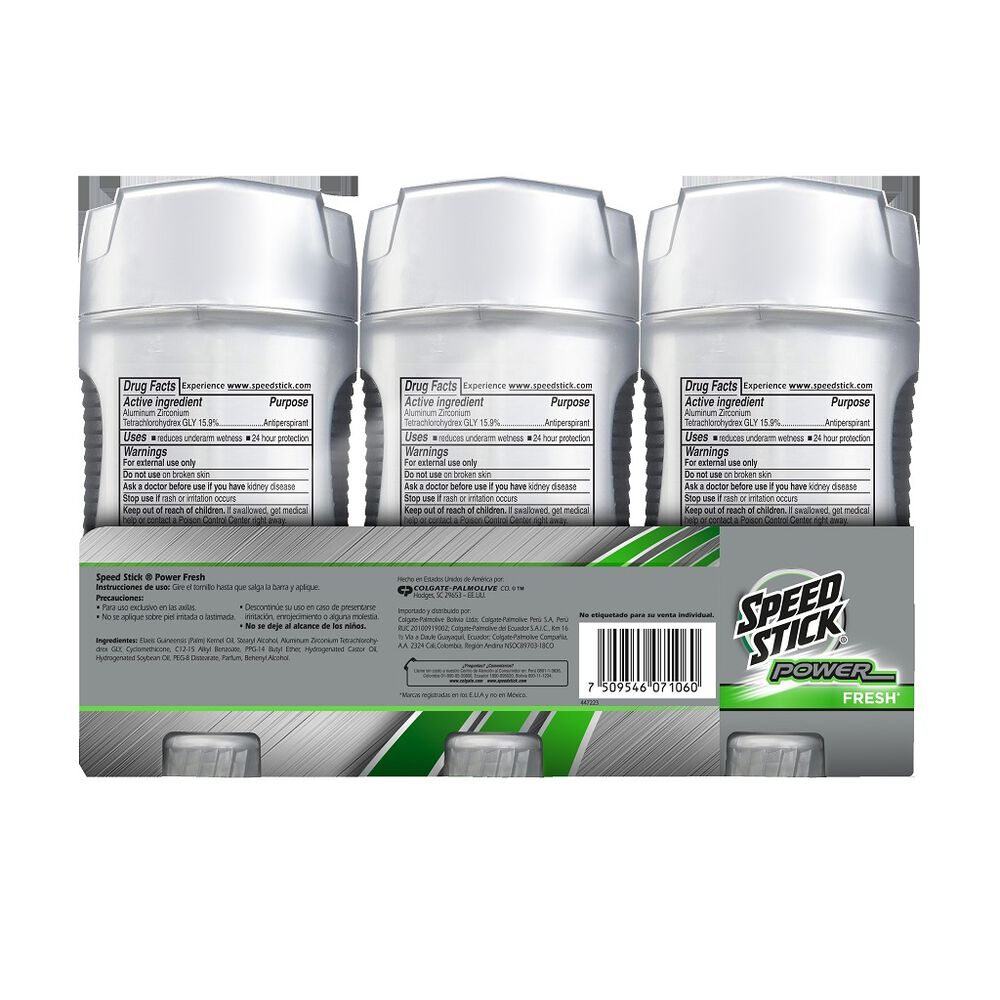 Antitranspirante en Barra para Caballero Speed Stick   3/85 g image number 2