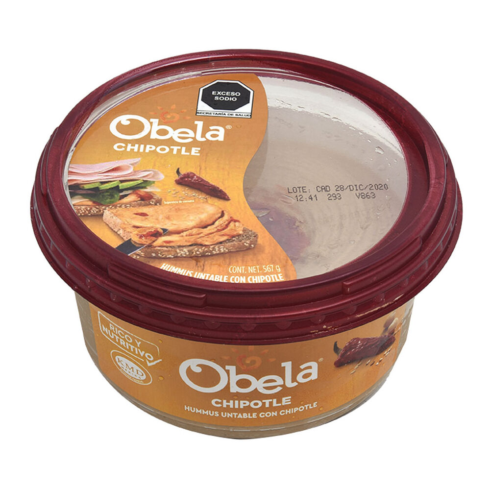 Dip Hummus Chipotle Obela 567 gr image number 0