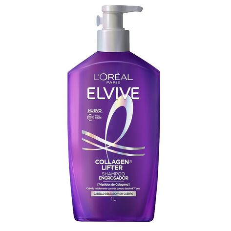 Shampoo Reafirmante con Col&aacute;geno Elvive 1 L