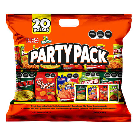 Botana Party Pack Encanto con 20 bolsas