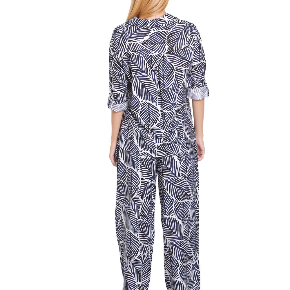 Conjunto Cuello V talla CH Azul Ann Miller image number 1