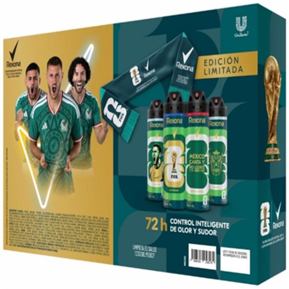 Antitranspirante en Aerosol Rexona + Bufanda FIFA 4 / 150 ml image number 3