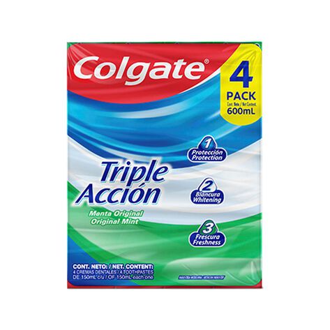 Pasta Dental Triple Acci&oacute;n Colgate   4 /  150 ml