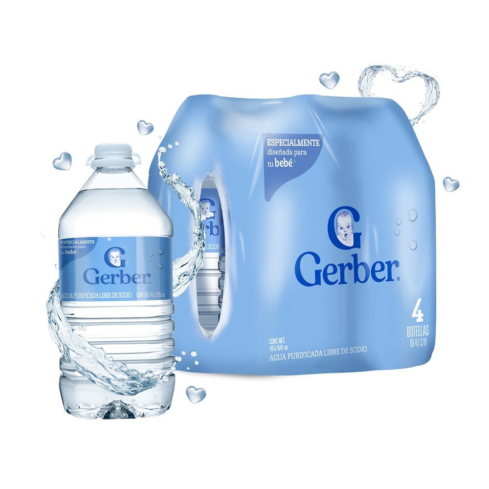 Agua Natural Gerber Botella 4L image number 5