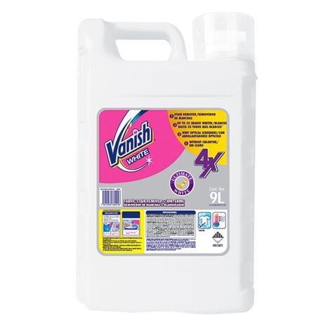 Removedor de Manchas en Gel Crystal White Vanish 9 L