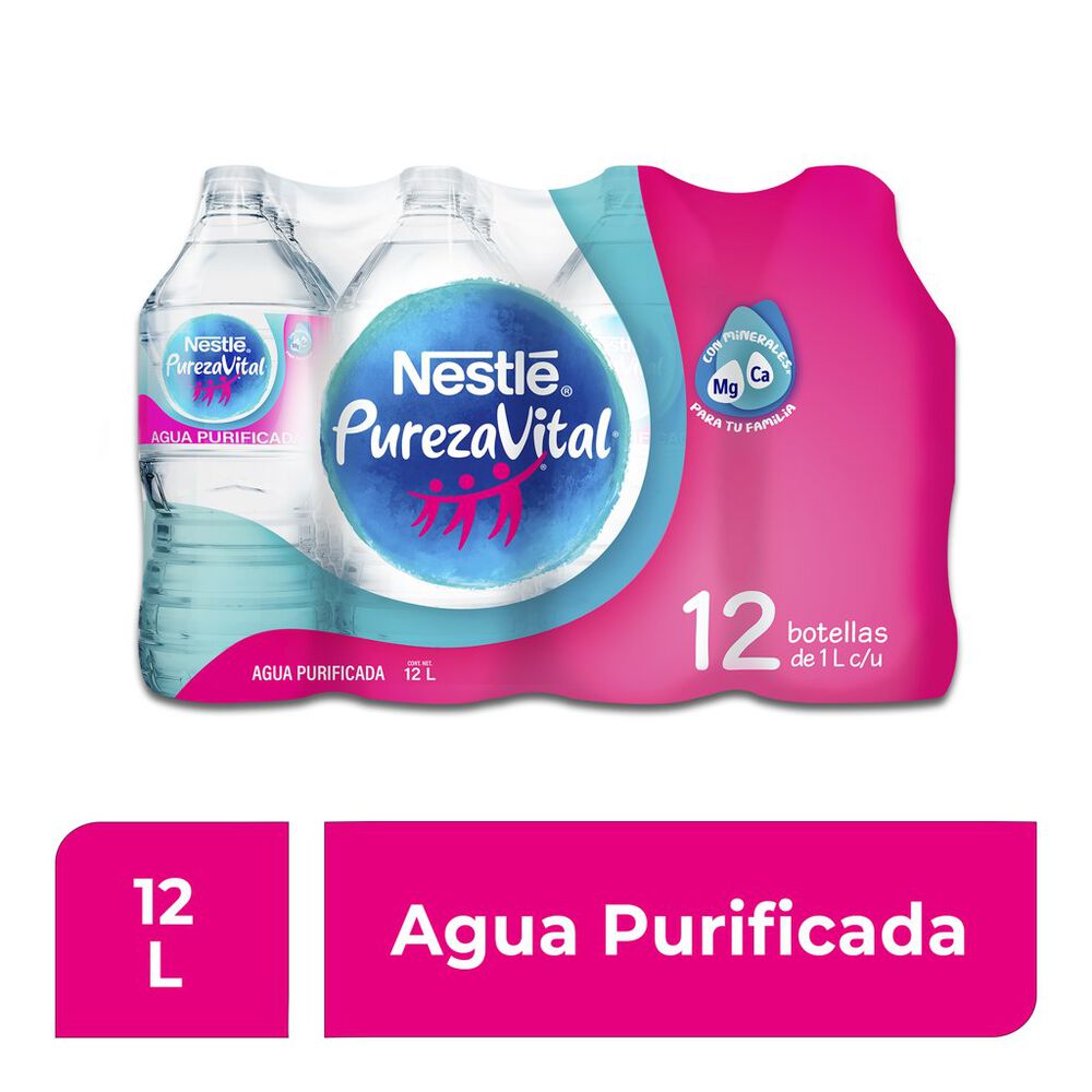Agua Natural Nestlé Pureza Vital 12/1 Lt image number 3
