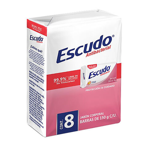 Jab&oacute;n de Tocador Rosa Escudo   8 / 150 g