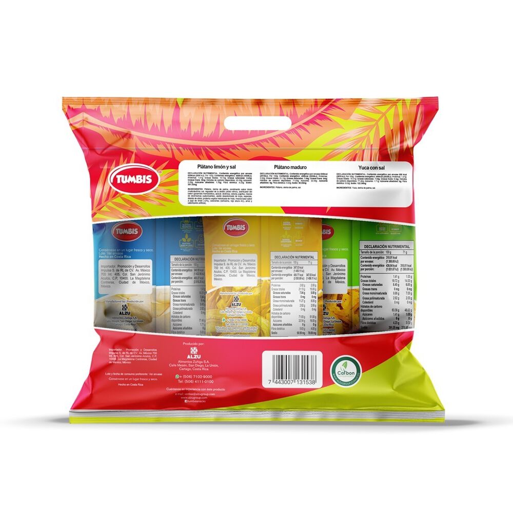 Botana Mix Tumbi Pack 6/71 g image number 1
