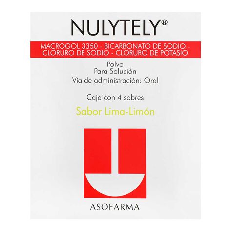 Nulytely Lima/Lim 110.1g Pvo con 4 Sobres