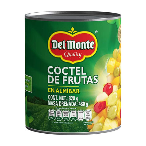 Coctel de Frutas en Almibar Del Monte  3/820 g