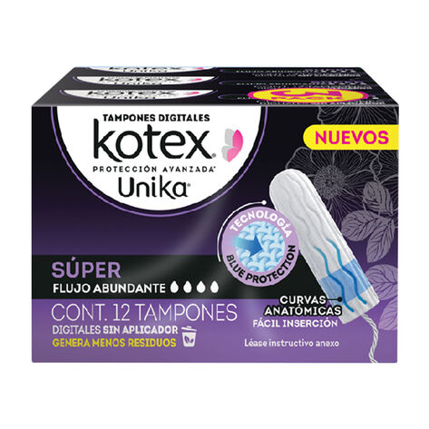 Tampones Unika Digital Kotex 36 pzas