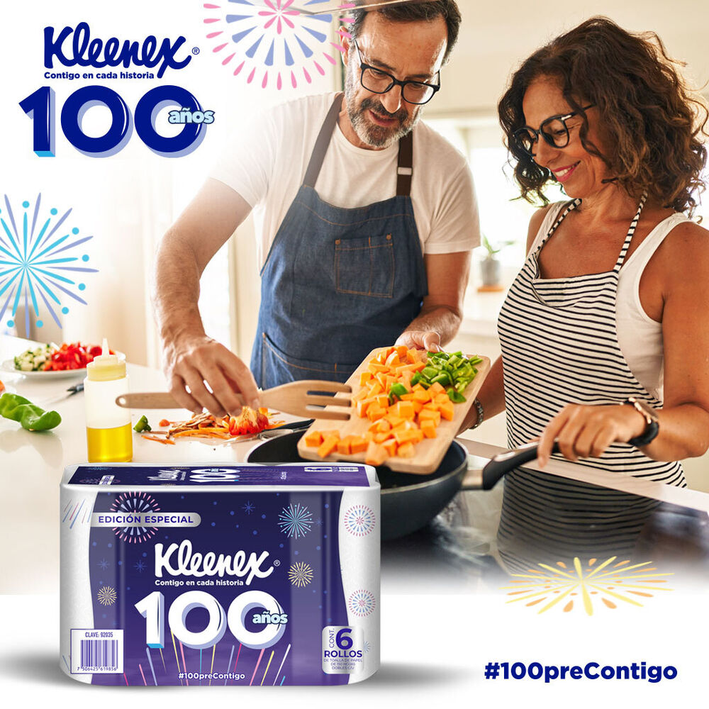 Servitoallas Kleenex 100 a&ntilde;os 1 Rollo 150 hojas image number 2