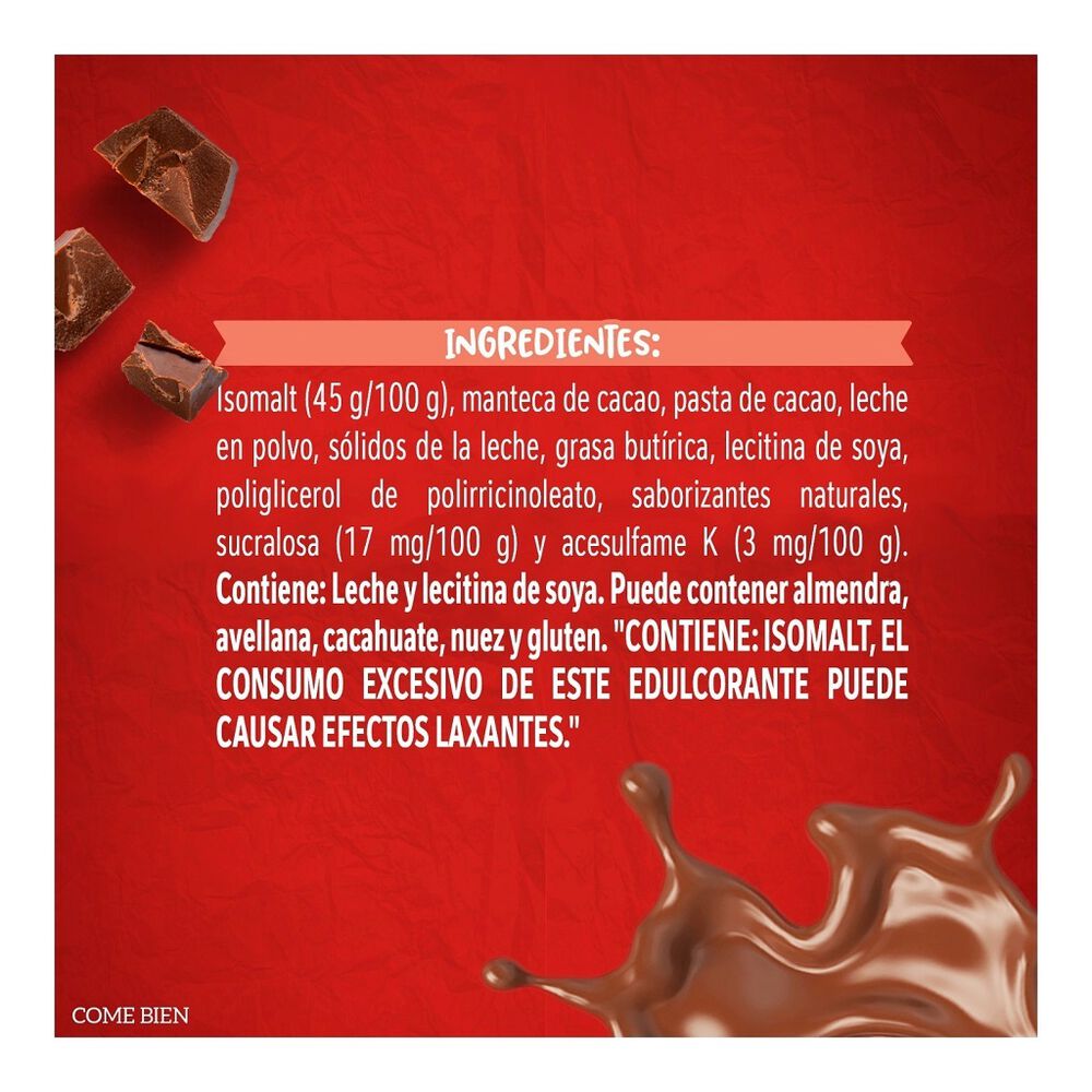 Chocolate en Barra Carlos V Cero 18/17 g image number 2