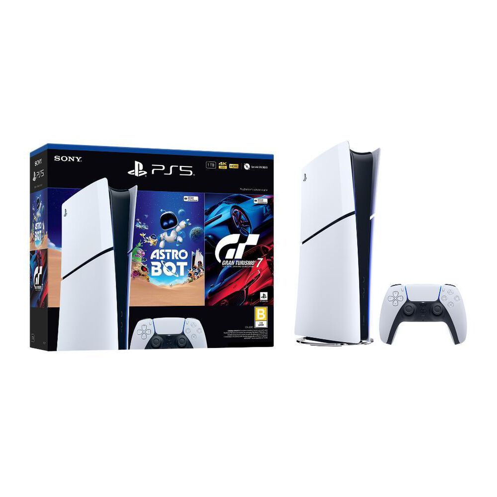 Bundle Consola PlayStation 5 Digital Slim + Astro Bot y Gran Turismo 7 image number 2