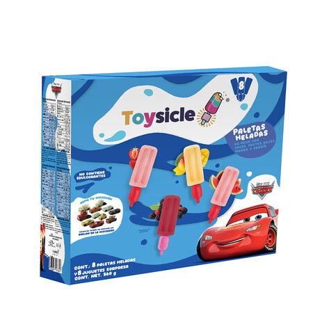 Paletas de Frutas Cars Toysicle 8 Piezas
