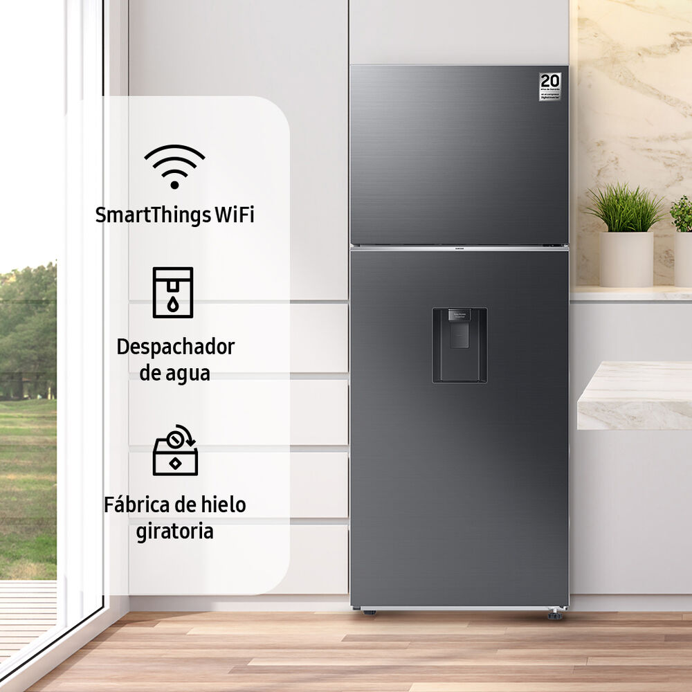 Refrigerador Top Mount Samsung de 15 pies Negro image number 4