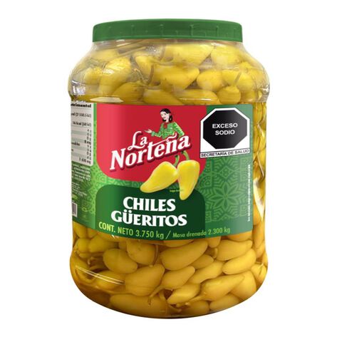 Chiles G&uuml;eritos La Norte&ntilde;a 3.75 Kg