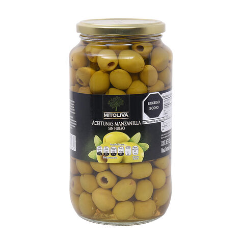 Aceituna sin Hueso Manzanilla Mitoliva 950 g